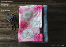 Load image into Gallery viewer, Kimono Baby Blanket/Adult Lap Blanket, Sakura Pink, 2 sizes ⦿blbj0014