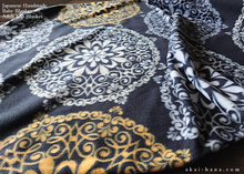 Load image into Gallery viewer, Japanese Handmade Baby Blanket/Adult Lap Blanket, Banshu-Ori Orange ⦿blb0015
