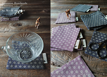 Load image into Gallery viewer, Japanese Handmade Coasters, Asanoha, cajf0001-2