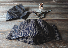 Load image into Gallery viewer, Sayagata, Japanese Handmade Fabric Mask ⦿fmjf0001