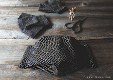 Load image into Gallery viewer, Sayagata, Japanese Handmade Fabric Mask ⦿fmjf0001