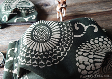Load image into Gallery viewer, Kiku Karakusa, Japanese Handmade Fabric Mask ⦿fmjf0002