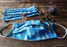 Load image into Gallery viewer, Shizuku/Drops, Handmade Fabric Mask with filter pocket & Nose Wire, comes with 1 Free Filter Insert ⦿fmjf016