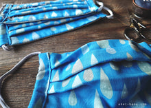 Load image into Gallery viewer, Shizuku/Drops, Handmade Fabric Mask with filter pocket & Nose Wire, comes with 1 Free Filter Insert ⦿fmjf016