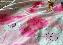 Load image into Gallery viewer, Furoshiki Reusable Fabric Wrap, Bandana, SAKURA Pink ⦿fsjf0008