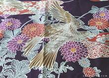 Load image into Gallery viewer, Furoshiki Reusable Fabric Wrap, Bandana, Wagara Purple⦿fsjf0018