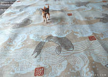 Load image into Gallery viewer, Furoshiki Reusable Fabric Wrap, Bandana, Koi Carp ⦿fsjf0020