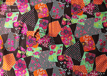 Load image into Gallery viewer, Furoshiki Reusable Fabric Wrap, Bandana, Kimono Style Print ⦿fsjf1003
