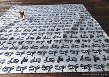 Load image into Gallery viewer, Furoshiki Reusable Fabric Wrap, Bandana, Scooter ⦿fsjf1011
