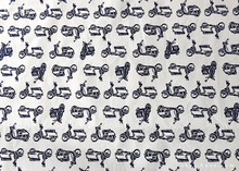 Load image into Gallery viewer, Furoshiki Reusable Fabric Wrap, Bandana, Scooter ⦿fsjf1011