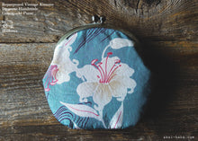 Load image into Gallery viewer, :: Clearance :: Repurposed Vintage Kimono Gamaguchi, Japanese Handmade Frame Purse ⦿gpjf0002
