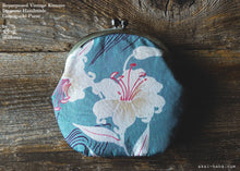 Load image into Gallery viewer, :: Clearance :: Repurposed Vintage Kimono Gamaguchi, Japanese Handmade Frame Purse ⦿gpjf0002