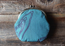Load image into Gallery viewer, :: Clearance :: Repurposed Vintage Kimono Gamaguchi, Japanese Handmade Frame Purse ⦿gpjf0002