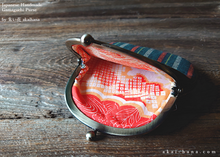 Load image into Gallery viewer, :: Clearance :: Repurposed Vintage Kimono Gamaguchi, Japanese Handmade Frame Purse ⦿gpjf0003