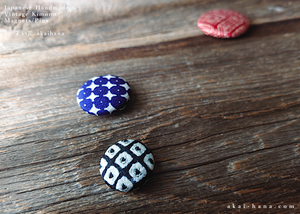 Vintage Kimono Magnets in Metal Tin Box, Set of 5 ⦿mgvk0009