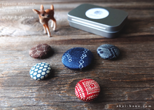 Load image into Gallery viewer, Vintage Kimono Magnets in Metal Tin Box, Set of 5 ⦿mgvk0010