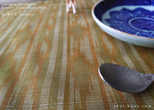 Load image into Gallery viewer, :: Clearance :: Japanese Handmade Placemats, Kasuri Print ⦿pmjf1006

