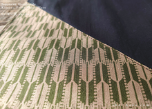 Load image into Gallery viewer, :: Clearance :: Japanese Handmade Placemats, Yagasuri (Arrowhead) Khaki and Green ⦿pmjf1009
