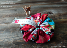 Load image into Gallery viewer, Japanese Handmade Kimono style Scrunchies, Taisho-Roman, scjf0104