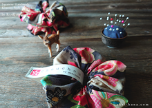 Load image into Gallery viewer, Japanese Handmade Kimono style Scrunchies, scjf0105