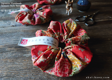Load image into Gallery viewer, Japanese Handmade Kimono style Scrunchies, scjf0107