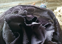 Load image into Gallery viewer, Japanese Infinity Snood Scarf, Enshuku Cotton, Dots Sumikuro Black, sif0012