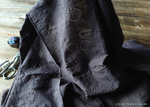 Load image into Gallery viewer, Japanese Infinity Snood Scarf, Enshuku Cotton, Dots Sumikuro Black, sif0012