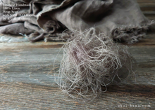 Load image into Gallery viewer, Japanese Linen Wrap, Uguisu-Warbler with SASHIKO Stitch

