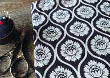 Load image into Gallery viewer, Little Tote, Black x White Floral, tbls0002
