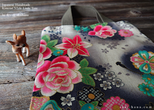 Load image into Gallery viewer, Little Tote, Kimono Floral Black, tbls0017
