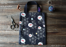 Load image into Gallery viewer, Little Tote, Kingyo Goldfish Black, tbls0019