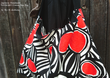 Load image into Gallery viewer, Japanese Handcrafted SANKAKU Tote, Surge Orange Red ⦿tbml0032