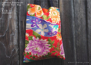 :: Clearance :: Kimono Floral Tote ⦿tbml1001
