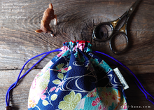 Load image into Gallery viewer, Japanese Handmade Temari Kinchaku Purse, Hanatemari ⦿tkjp0010