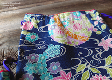 Load image into Gallery viewer, Japanese Handmade Temari Kinchaku Purse, Hanatemari ⦿tkjp0010