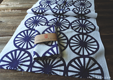 Load image into Gallery viewer, akaihana Original Tenugui, Bicycle, Japanese Hand Dyed, tnor0002