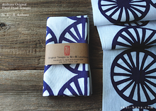 Load image into Gallery viewer, akaihana Original Tenugui, Bicycle, Japanese Hand Dyed, tnor0002