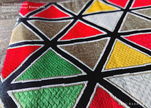 Load image into Gallery viewer, Repurposed Vintage Kimono Obi Clutch, Japanese Handmade ⦿z30c0002