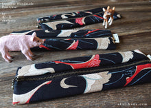 Load image into Gallery viewer, Japanese Handmade Pen Case, Tsuru (Cranes)