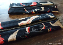 Load image into Gallery viewer, Japanese Handmade Pen Case, Tsuru (Cranes)