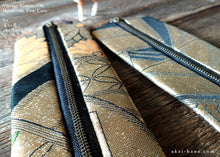 Load image into Gallery viewer, Vintage Kimono Obi Pen Case, Japanese Handmade, zc20p0003