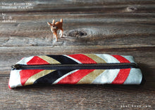 Load image into Gallery viewer, Vintage Kimono Obi Pen Case, Japanese Handmade, zc20p0005
