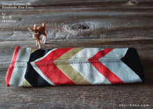 Load image into Gallery viewer, Vintage Kimono Obi Pen Case, Japanese Handmade, zc20p0005