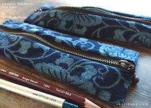 Load image into Gallery viewer, Japanese Handmade slim Pen Case, Aizome, zc20p0007