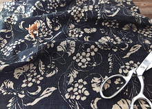 Load image into Gallery viewer, Japanese Handmade Pen Case, Aizome Style Print, Botanical ⦿zc20p0010