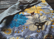 Load image into Gallery viewer, Baby Blanket/Adult Lap Blanket with Japanese Linen &amp; Fleece, Sand Beige ⦿blbj0022
