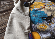 Load image into Gallery viewer, Baby Blanket/Adult Lap Blanket with Japanese Linen &amp; Fleece, Sand Beige ⦿blbj0022
