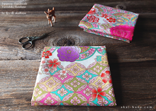 Load image into Gallery viewer, Furoshiki Reusable Fabric Wrap, Bandana, Floral Kimono ⦿fsjf0040
