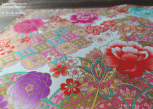 Load image into Gallery viewer, Furoshiki Reusable Fabric Wrap, Bandana, Floral Kimono ⦿fsjf0040
