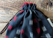 Load image into Gallery viewer, Japanese Handmade Temari Kinchaku Purse, Kurume Kasuri ⦿kpjf1017
